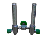 Flujometro doble para oxigeno