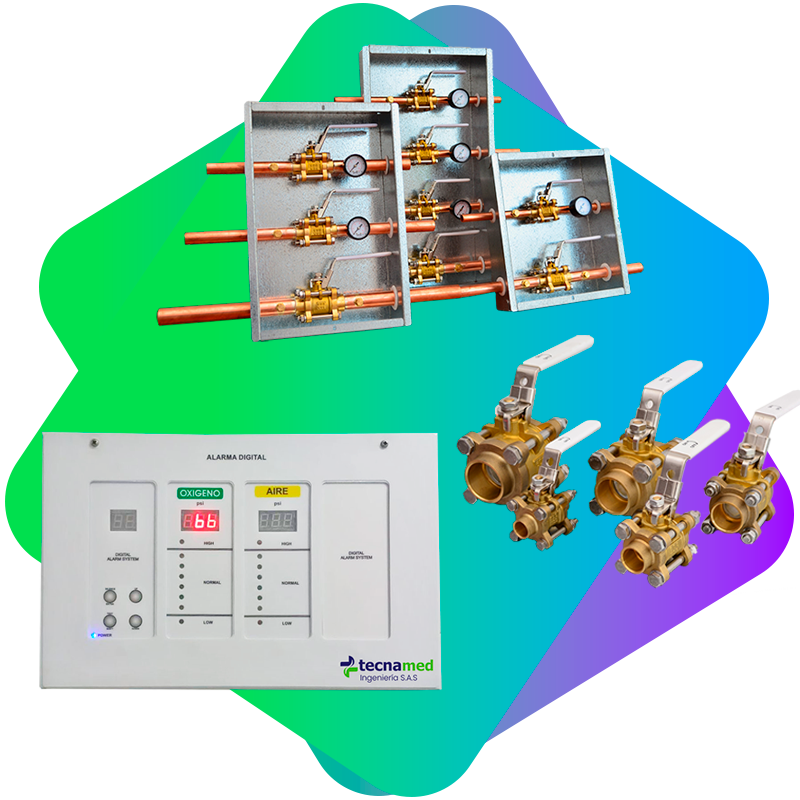 Cajas de corte para gases medicinales