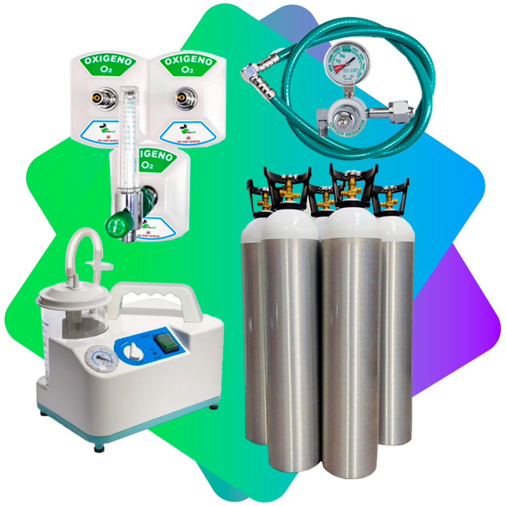 Dotación de ambulancias con cilindros de oxigeno