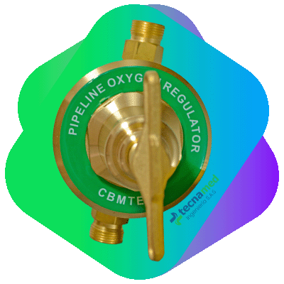 Regulador de linea para oxigeno